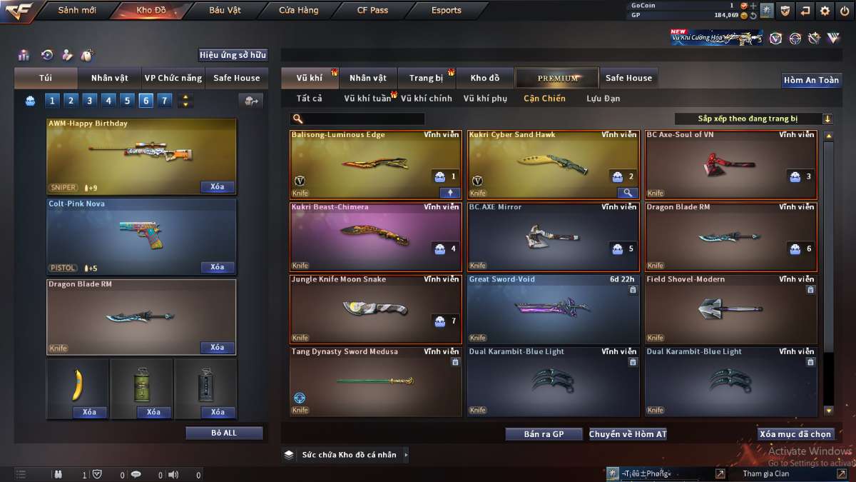 shop acc cf uy tin gia re